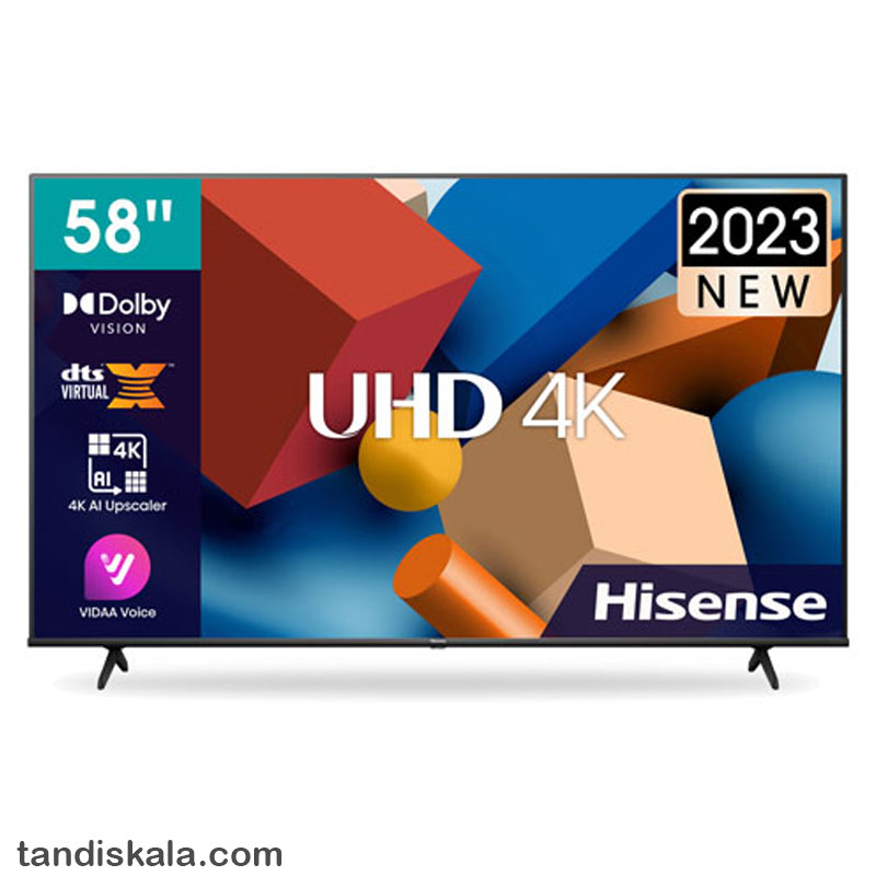 tv-hisense-58a61k-2023-TANDISKALA (1) تلویزیون هایسنس A61K